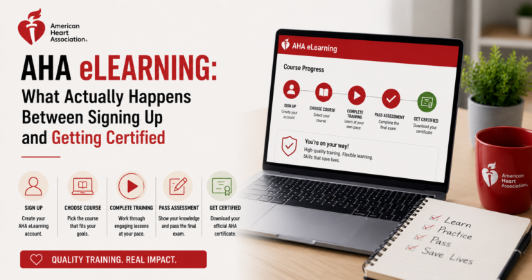 AHA eLearning: What Actually Happens Between Signing Up and Getting Certified