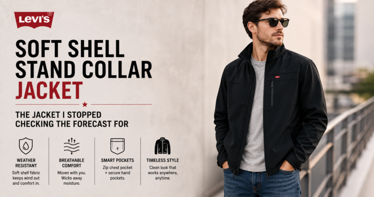 Levi's Soft Shell Stand Collar Jacket: The Jacket I Stopped Checking the Forecast For