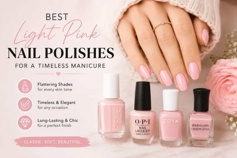 Best light pink nails and nail polishes for a timeless, elegant manicure