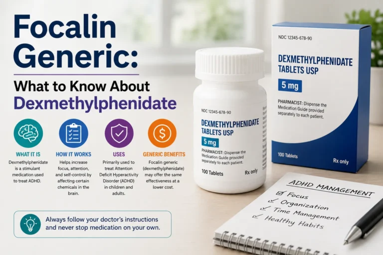 Focalin generic dexmethylphenidate medication guide for understanding uses and benefits