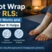 Foot Wrap for RLS showing how a foot wrap may help relieve restless legs syndrome discomfort