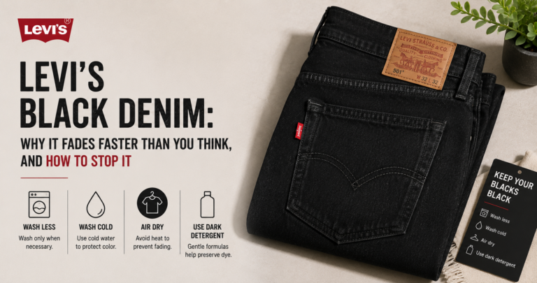 Levi's Black Denim: Why It Fades Faster Than You Think, and How to Stop It