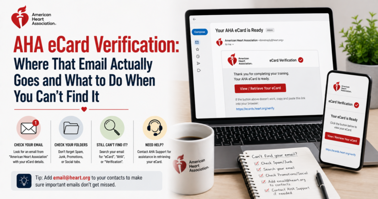 AHA eCard Verification: Where That Email Actually Goes and What to Do When You Can't Find It