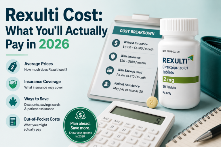 Rexulti Cost: What You’ll Actually Pay in 2026