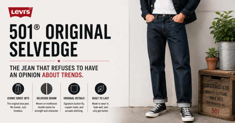 Levi's 501 Original Selvedge: The Jean That Refuses to Have an Opinion About Trends