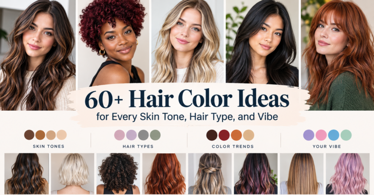 Hair color ideas featuring trendy shades and stylish color inspiration for different hair types and personal styles.
