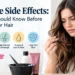 Hair dye side effects including skin irritation, allergic reactions, hair damage, dryness, and breakage before coloring hair.