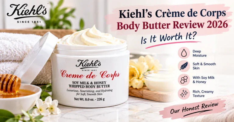 Bulldoggear.com beauty products featuring Kiehl's Facial Fuel face wash in a skincare review setting.