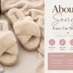 Abound Sonya Faux Fur Slippers Content Package