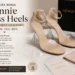 Azalea Wang Bonnie Glass Heels Size 8 featuring clear straps and elegant transparent heels