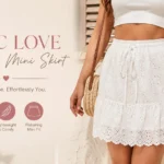 Sync Love Broderie Mini Skirt