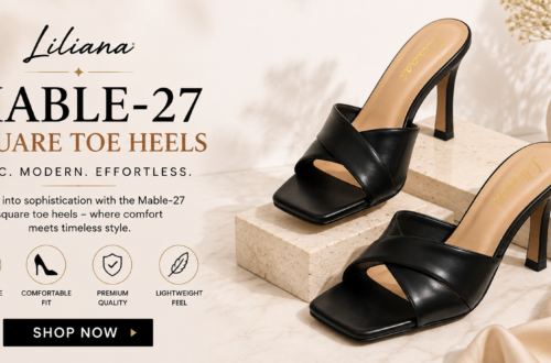 Liliana Mable-27 black square toe high heel shoe, side angle view
