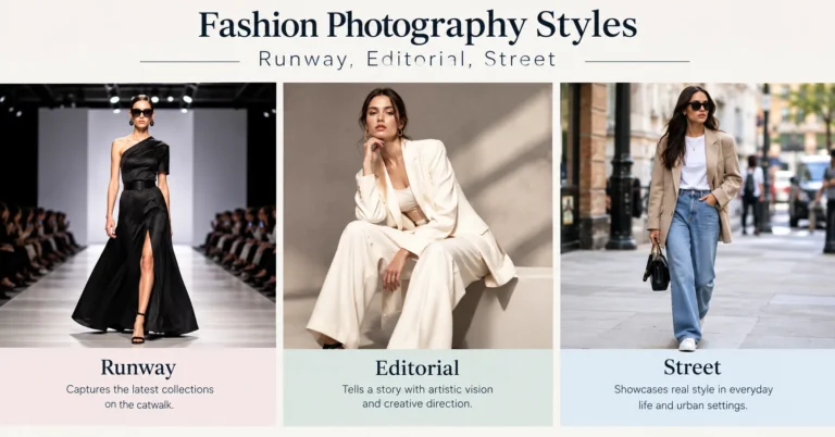 Fashion Photography Styles: Runway, Editorial, Street