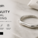 Calvin Klein women's continuity slim oval silver ring with polished finish