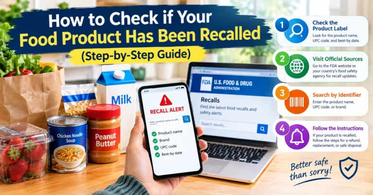 How to Check if Your Food Product Has Been Recalled (Step-by-Step Guide)