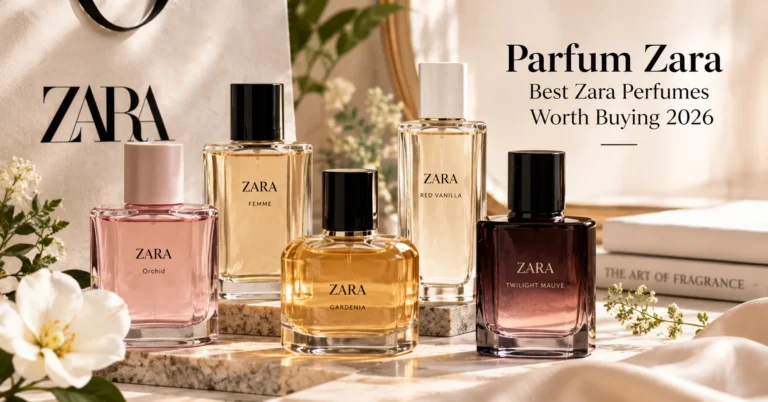 Parfum Zara featuring the best Zara perfumes worth buying in 2026, including popular floral, vanilla, and woody fragrances.
